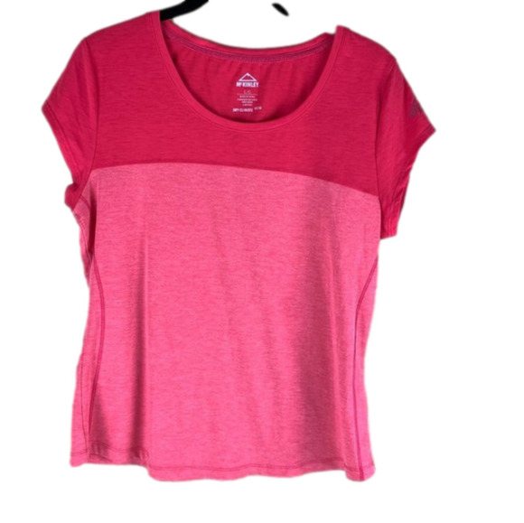 McKinley Virtual Pink Performance Athletic T-Shirt - Picture 1 of 10